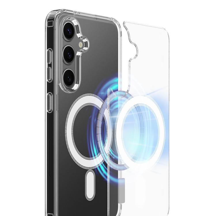 For Galaxy A27 5G MagSafe Magnetic Acrylic TPU Phone Case - Transparent