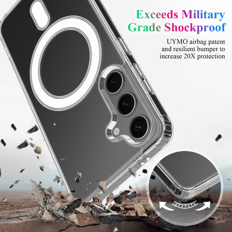 For Galaxy A27 5G MagSafe Magnetic Acrylic TPU Phone Case - Transparent