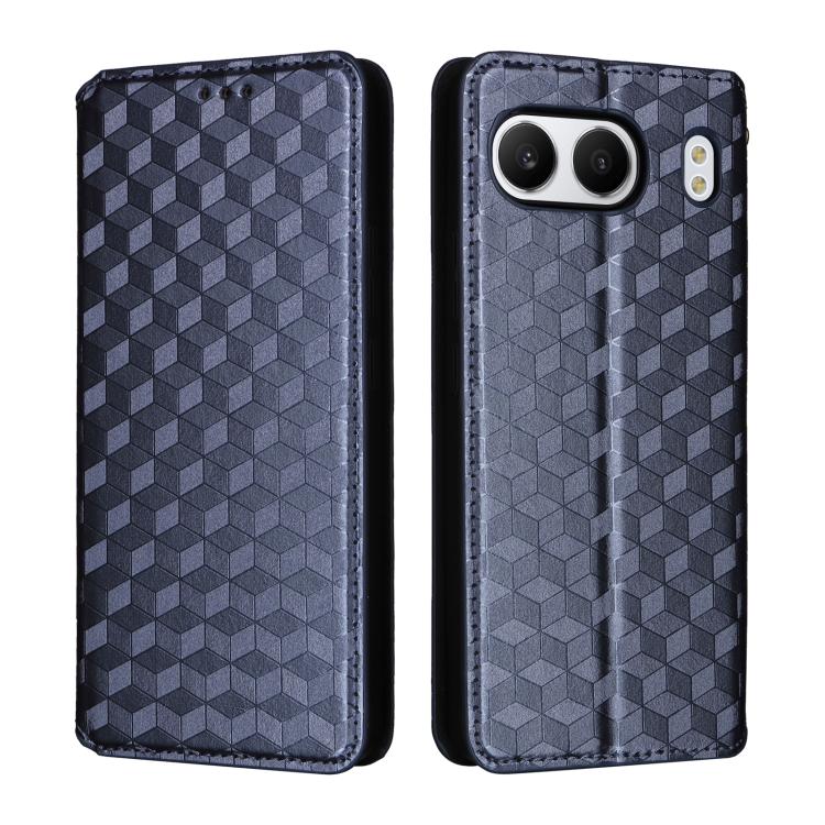 For OnePlus Nord 4 Cubic Grid Texture Flip Leather Phone Case