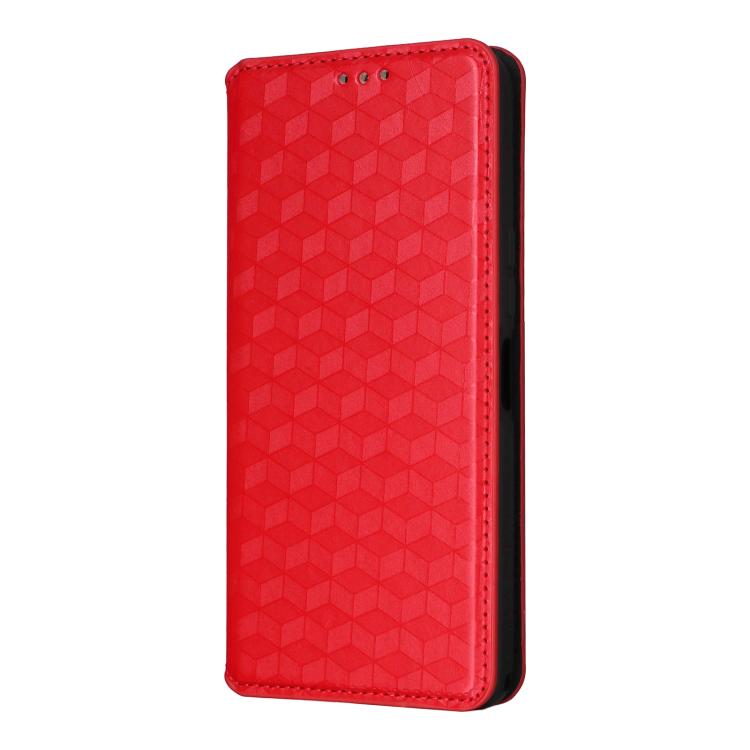For OnePlus 13T Cubic Grid Texture Flip Leather Phone Case
