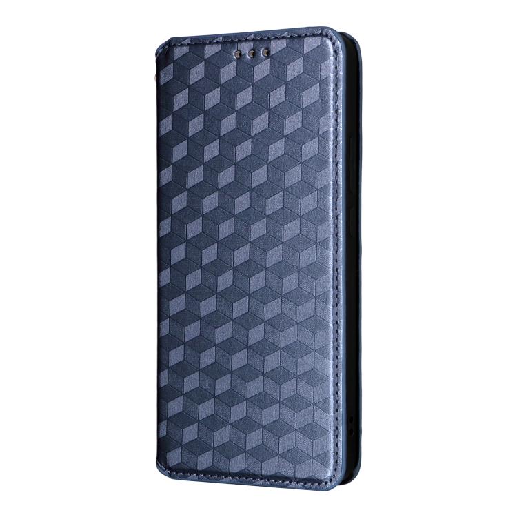 For OnePlus Nord CE5 / Ace 5 Racing Cubic Grid Texture Flip Leather Phone Case
