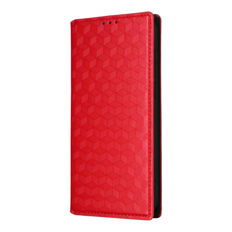 For OnePlus 15 Cubic Grid Texture Flip Leather Phone Case