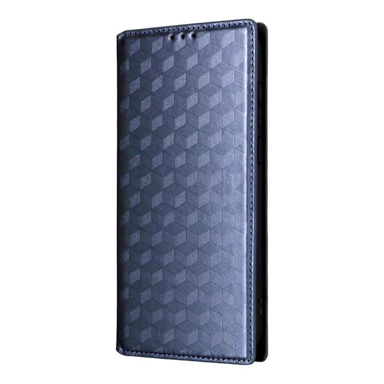 For OnePlus 15 Cubic Grid Texture Flip Leather Phone Case