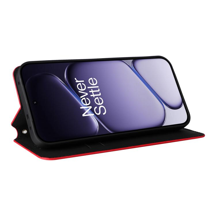 For OnePlus Turbo 6 / Turbo 6V / Nord 6 Cubic Grid Texture Flip Leather Phone Case