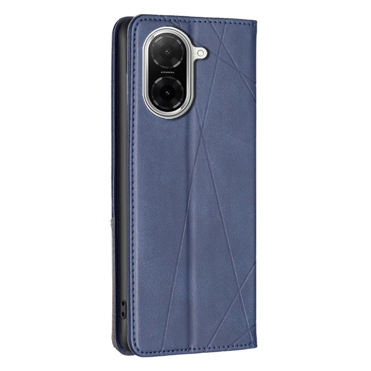 For Xiaomi Poco C71 Rhombus Texture Magnetic Leather Phone Case