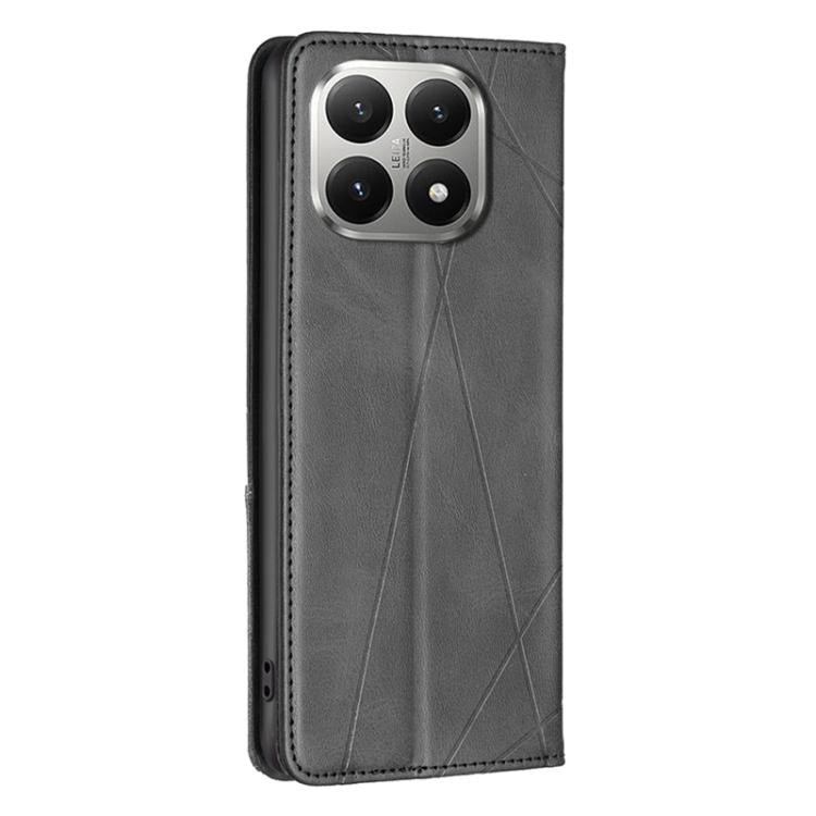 For Xiaomi 15T 5G Rhombus Texture Magnetic Leather Phone Case