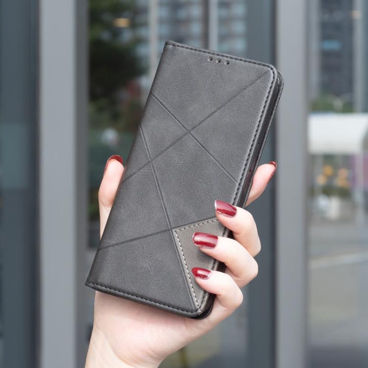For Xiaomi 15T 5G Rhombus Texture Magnetic Leather Phone Case
