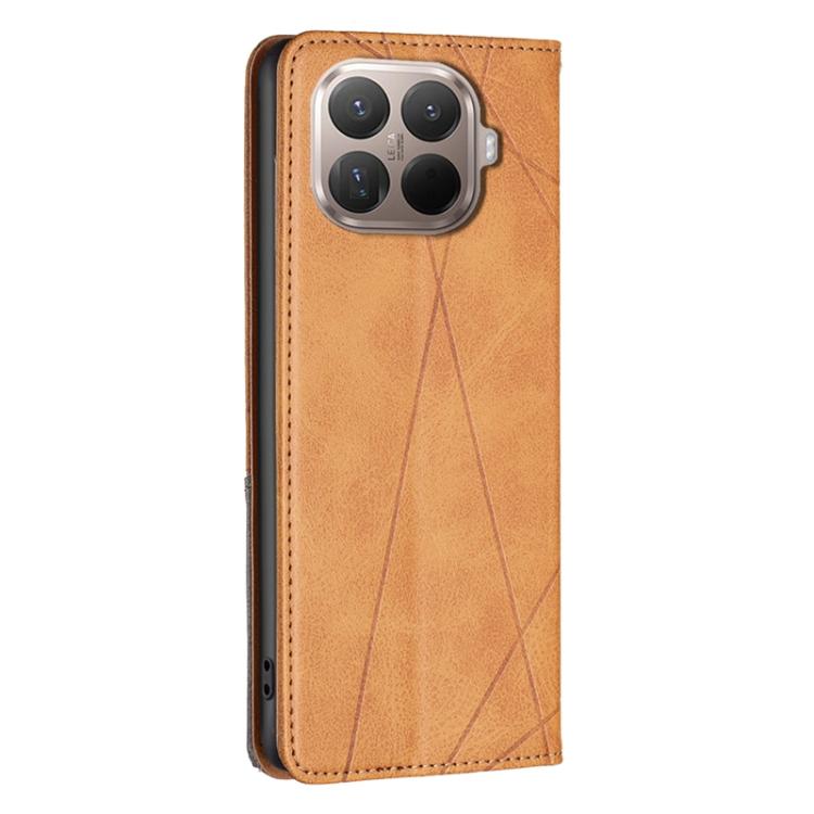 For Xiaomi 15T Pro Rhombus Texture Magnetic Leather Phone Case