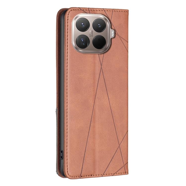 For Xiaomi 15T Pro Rhombus Texture Magnetic Leather Phone Case