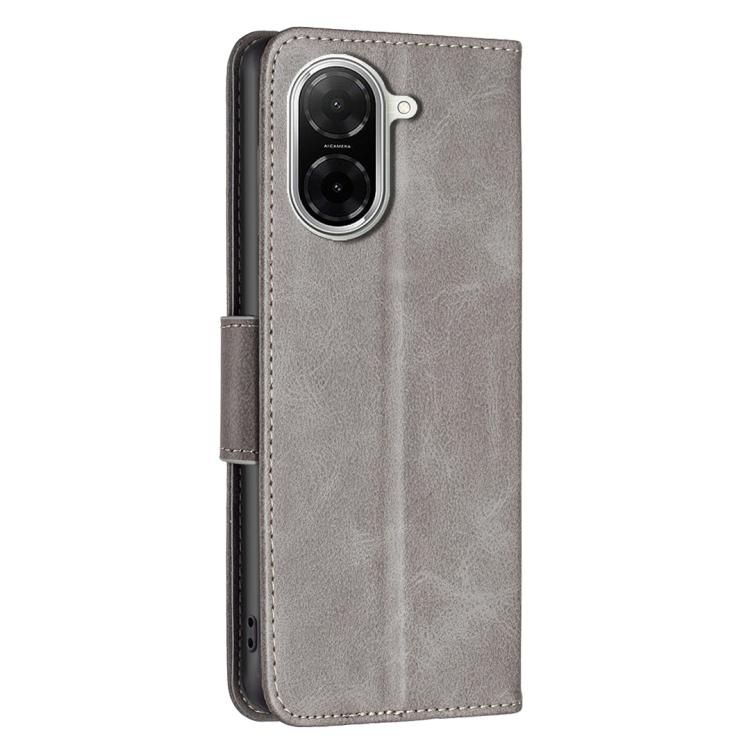 For Xiaomi Poco C71 Lambskin Texture Pure Color Flip Leather Phone Case