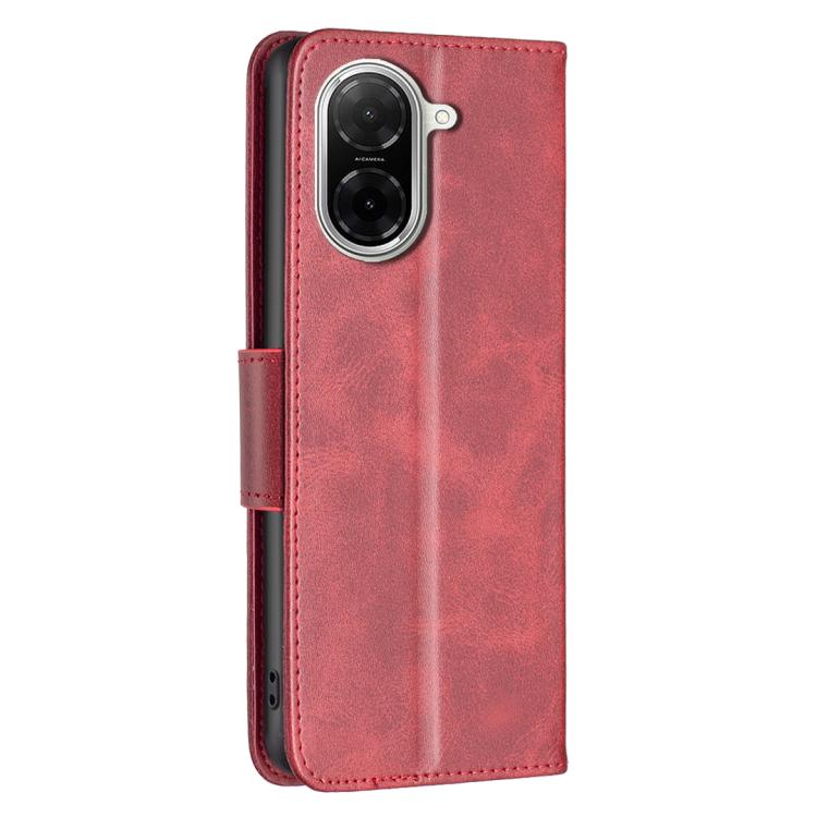 For Xiaomi Poco C71 Lambskin Texture Pure Color Flip Leather Phone Case