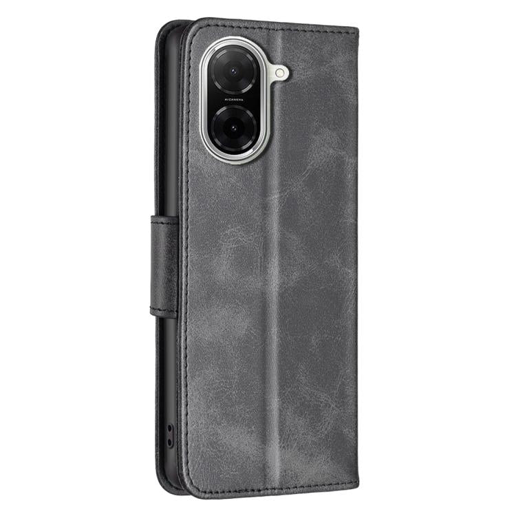 For Xiaomi Poco C71 Lambskin Texture Pure Color Flip Leather Phone Case