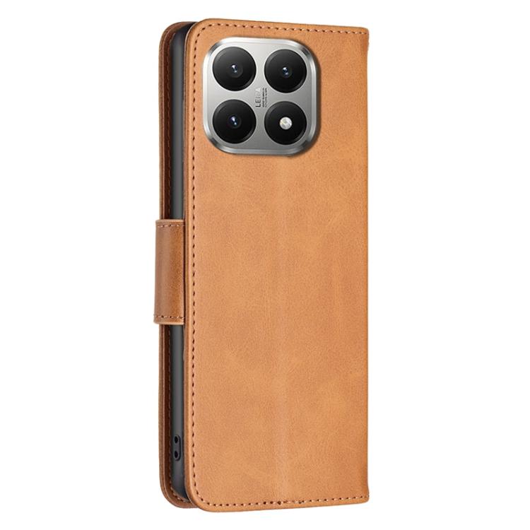 For Xiaomi 15T 5G Lambskin Texture Pure Color Flip Leather Phone Case