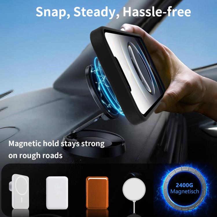 For iPhone 17e / 16e Frosted Holder PC Hybrid TPU MagSafe Phone Case