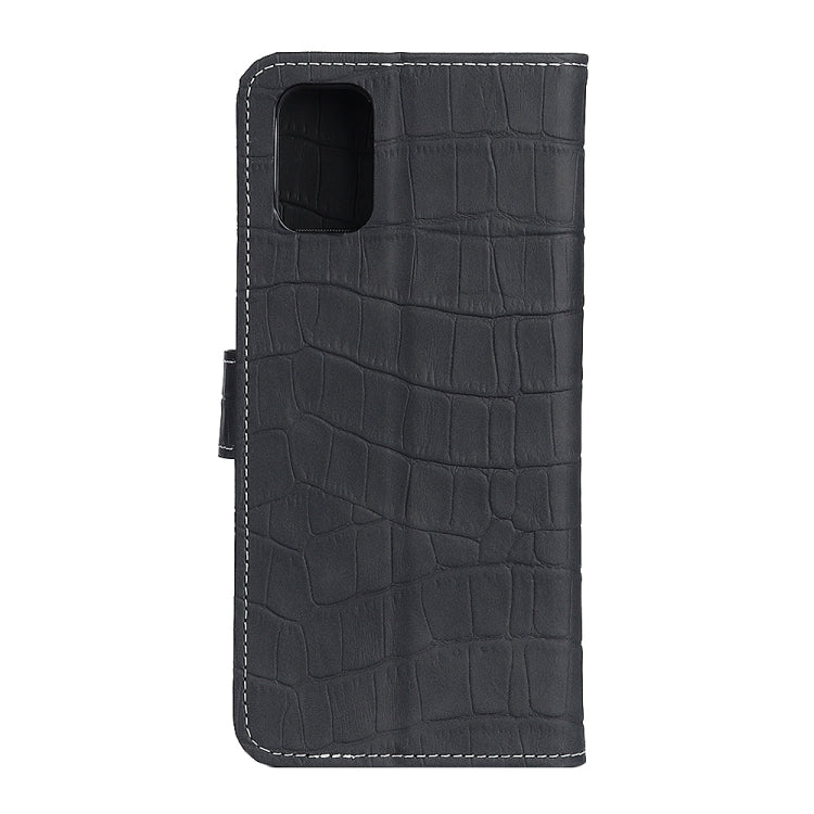 For Samsung Galaxy M51 (Side Fingerprint Version) Crocodile Texture Horizontal Flip Leather Case with Holder & Card Slots & Wallet & Photo Frame