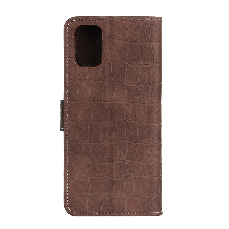 For Samsung Galaxy M51 (Side Fingerprint Version) Crocodile Texture Horizontal Flip Leather Case with Holder & Card Slots & Wallet & Photo Frame