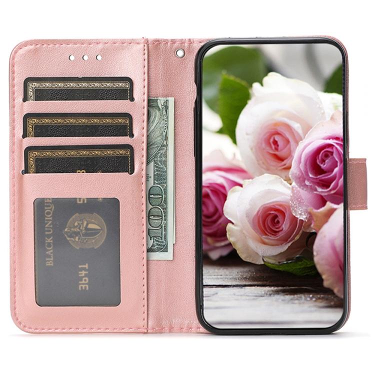 For Nothing CMF Phone 1 Rose Butterfly Embossed Leather Phone Case