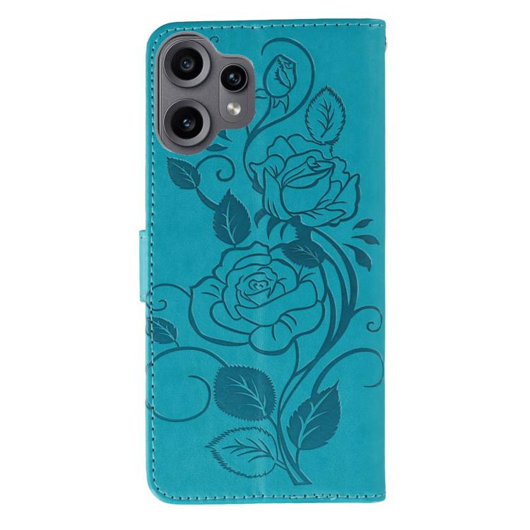 For Nothing CMF Phone 2 Pro Rose Butterfly Embossed Leather Phone Case