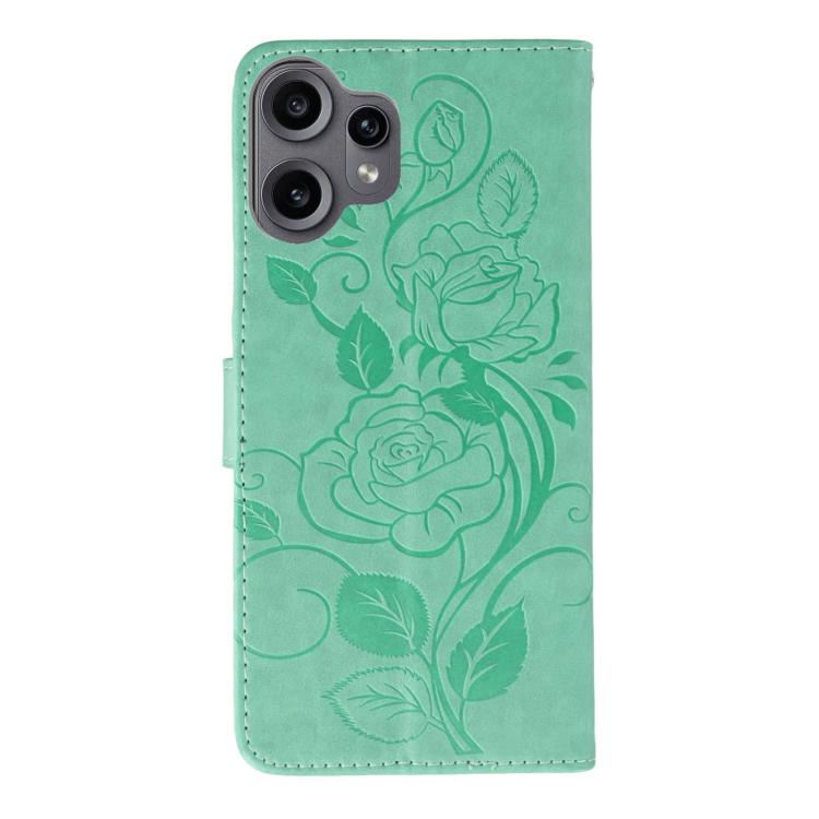 For Nothing CMF Phone 2 Pro Rose Butterfly Embossed Leather Phone Case