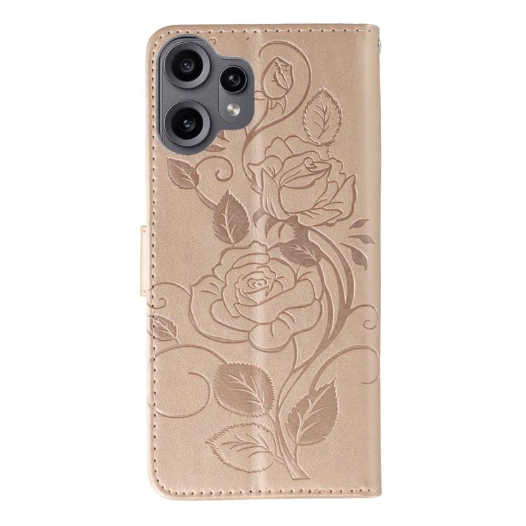For Nothing CMF Phone 2 Pro Rose Butterfly Embossed Leather Phone Case