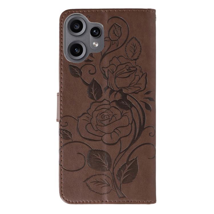 For Nothing CMF Phone 2 Pro Rose Butterfly Embossed Leather Phone Case