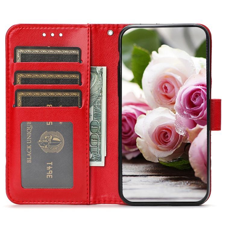 For Nothing CMF Phone 2 Pro Rose Butterfly Embossed Leather Phone Case