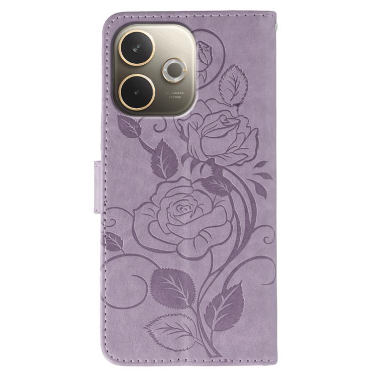 For OPPO A5 Pro 5G Global Rose Butterfly Embossed Leather Phone Case