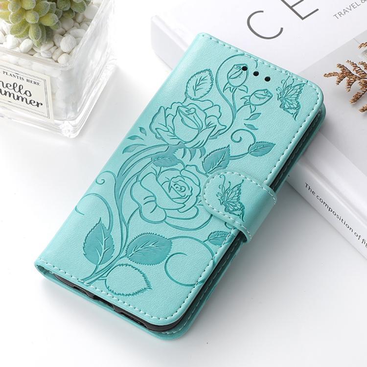 For OPPO Find X9 Rose Butterfly Embossed Leather Phone Case