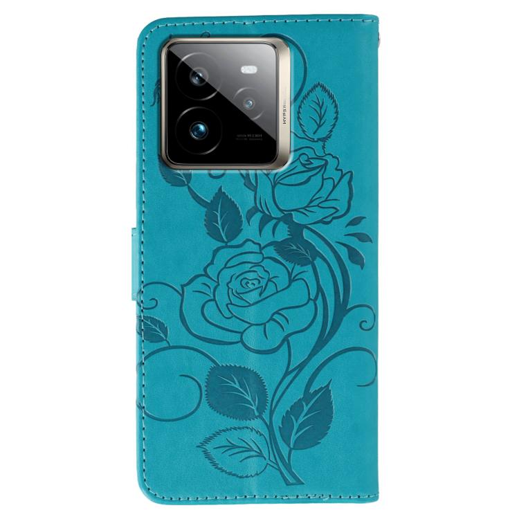For Realme GT 7 Pro Rose Butterfly Embossed Leather Phone Case