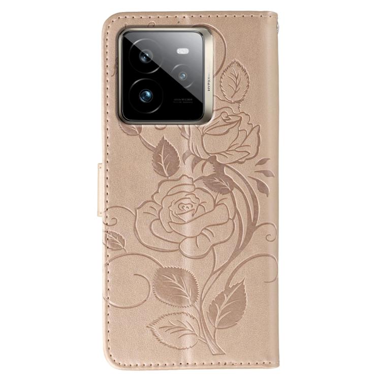 For Realme GT 7 Pro Rose Butterfly Embossed Leather Phone Case