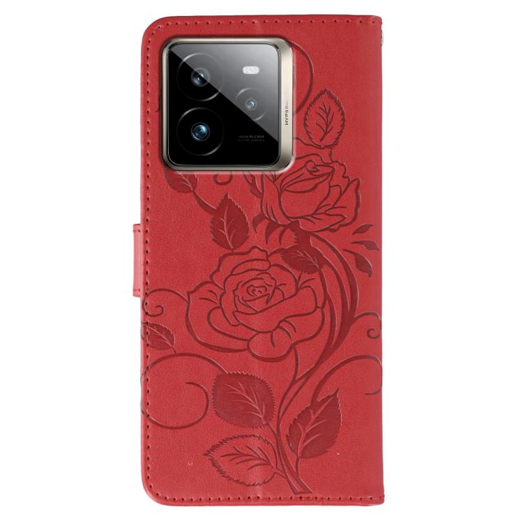 For Realme GT 7 Pro Rose Butterfly Embossed Leather Phone Case