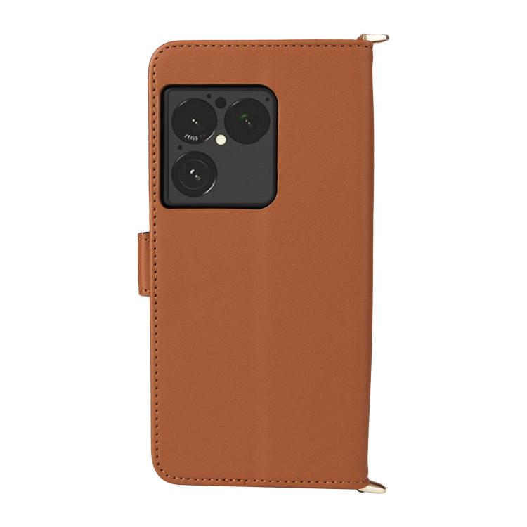 For Sony Xperia 1 VIII Multifunctional 6-Card Slots Leather Phone Case with Wrist Strap