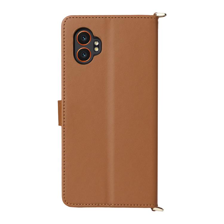 For Samsung Galaxy XCover 7 Pro Multifunctional 6-Card Slots Leather Phone Case with Wrist Strap
