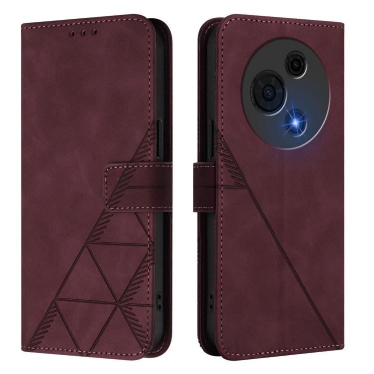 For TCL 60 NxtPaper Crossbody 3D Embossed Flip Leather Phone Case