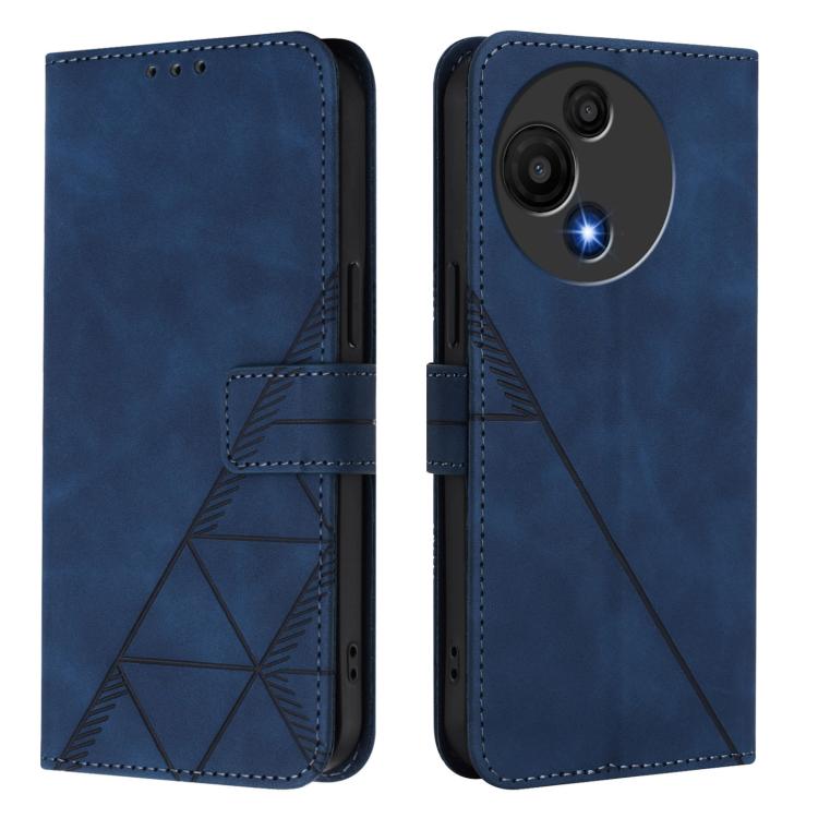 For TCL 605 / 60 SE Crossbody 3D Embossed Flip Leather Phone Case