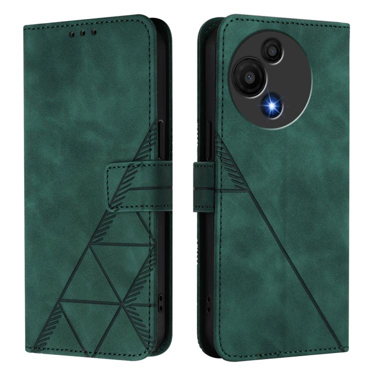 For TCL 605 / 60 SE Crossbody 3D Embossed Flip Leather Phone Case
