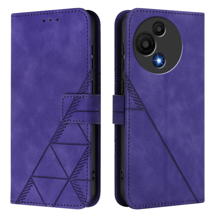 For TCL 605 / 60 SE Crossbody 3D Embossed Flip Leather Phone Case