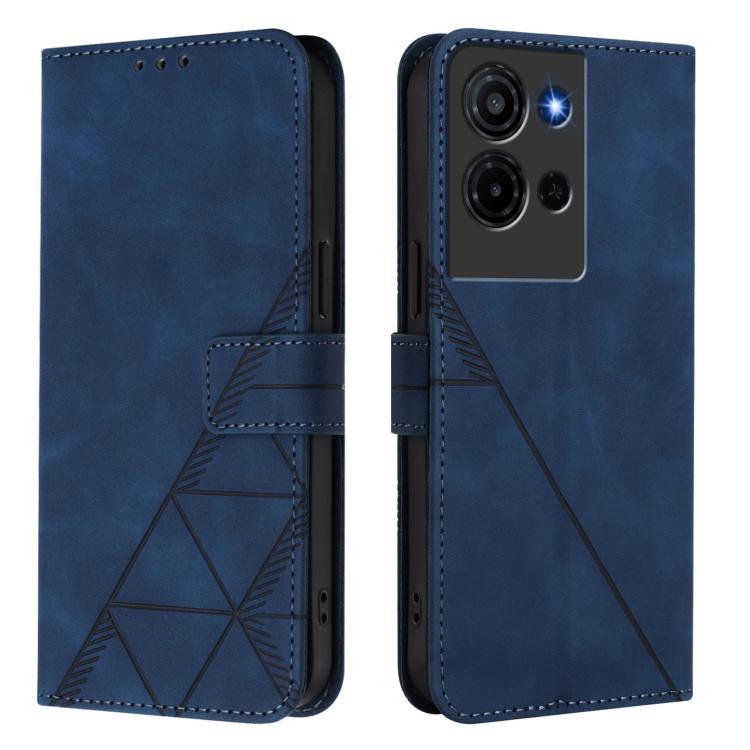 For TCL K32 5G / K33 5G Crossbody 3D Embossed Flip Leather Phone Case