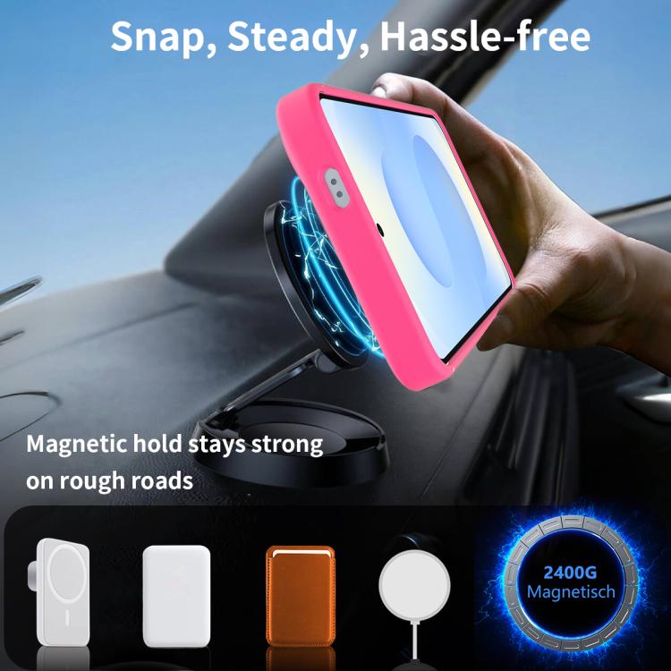 For Samsung Galaxy S23 5G Frosted Holder PC Hybrid TPU MagSafe Phone Case