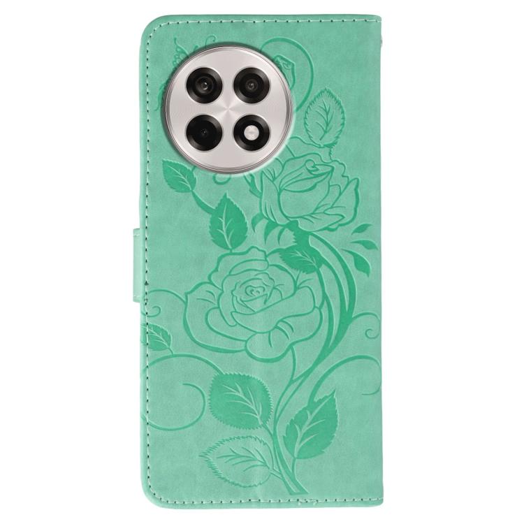 For OnePlus Ace 5 Pro / Ace 5 Rose Butterfly Embossed Leather Phone Case