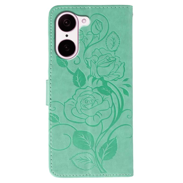 For OnePlus Nord CE5 Rose Butterfly Embossed Leather Phone Case