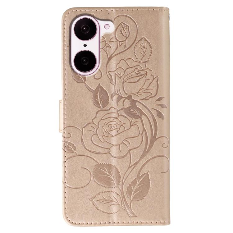 For OnePlus Nord CE5 Rose Butterfly Embossed Leather Phone Case