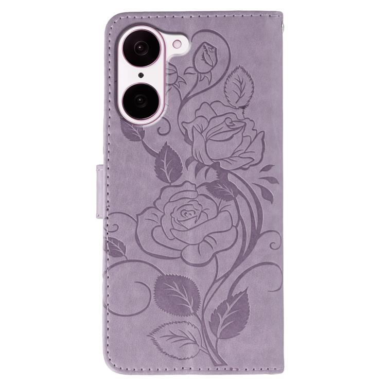For OnePlus Nord CE5 Rose Butterfly Embossed Leather Phone Case
