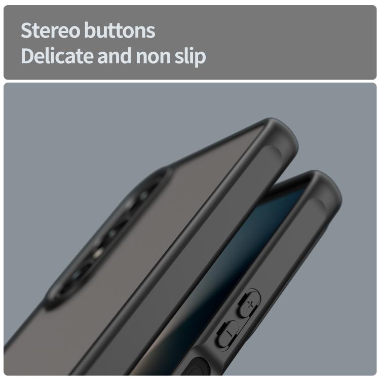 For Sony Xperia 1 VII Fan Dun Series TPU Hybrid PC Frosted Phone Case
