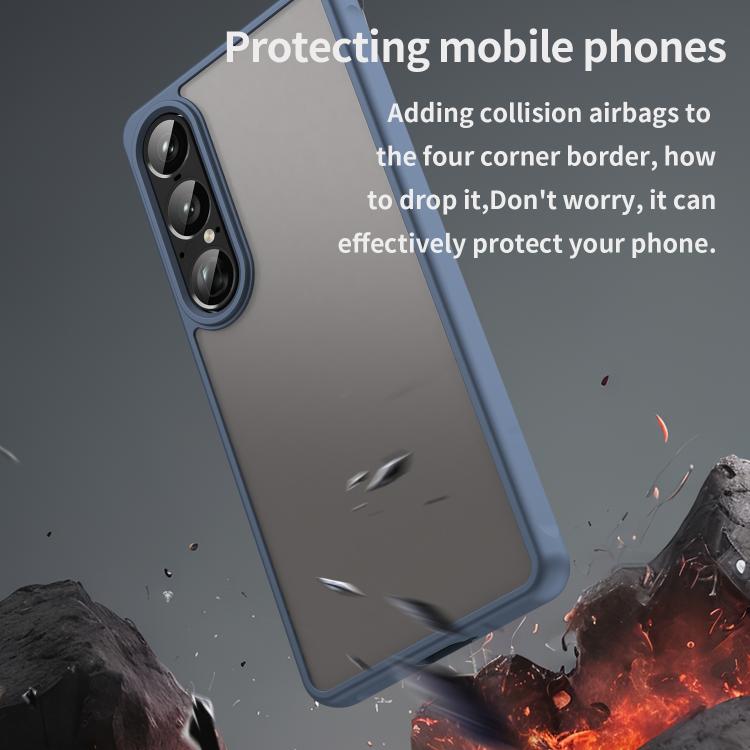 For Sony Xperia 1 VII Fan Dun Series TPU Hybrid PC Frosted Phone Case
