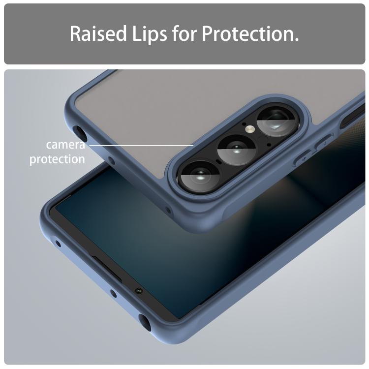 For Sony Xperia 1 VII Fan Dun Series TPU Hybrid PC Frosted Phone Case