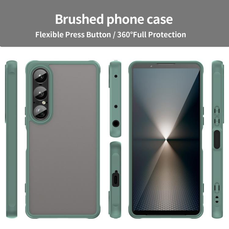 For Sony Xperia 1 VII Fan Dun Series TPU Hybrid PC Frosted Phone Case