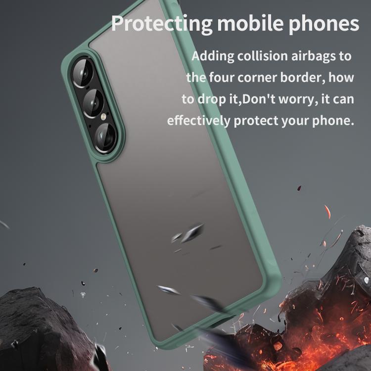 For Sony Xperia 1 VII Fan Dun Series TPU Hybrid PC Frosted Phone Case