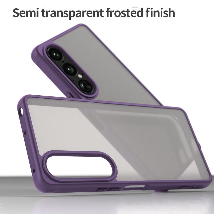 For Sony Xperia 1 VII Fan Dun Series TPU Hybrid PC Frosted Phone Case