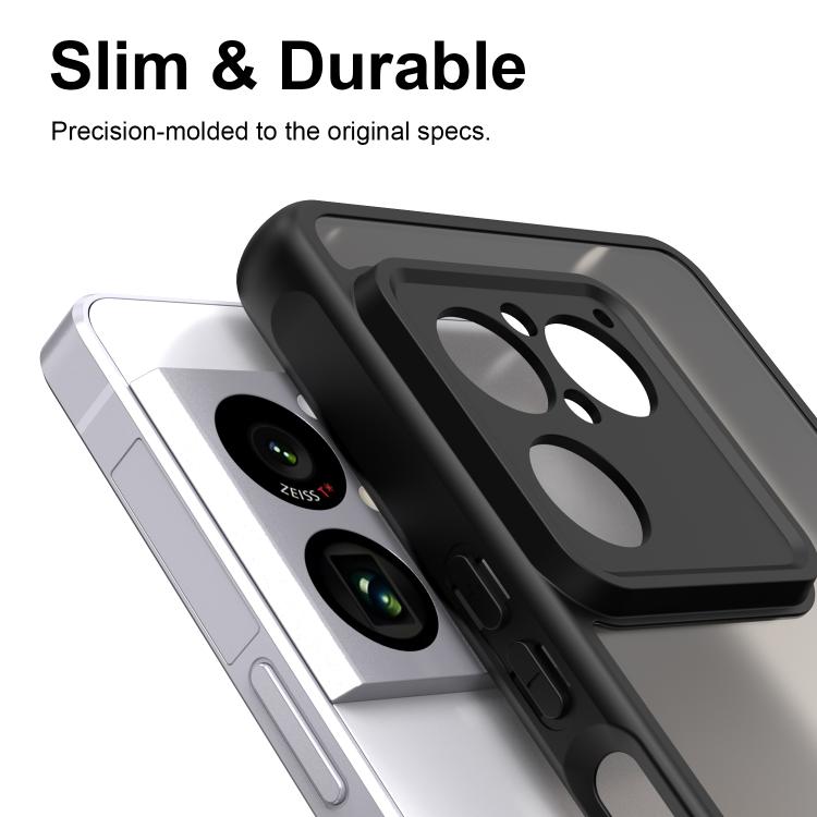 For Sony Xperia 1 VIII Fan Dun Series TPU Hybrid PC Frosted Phone Case
